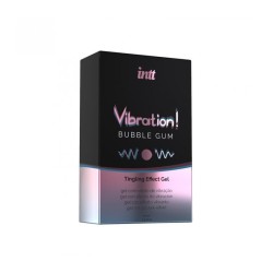 Liquide vibrant Bubble Gum pour elle et lui 15ml INTT