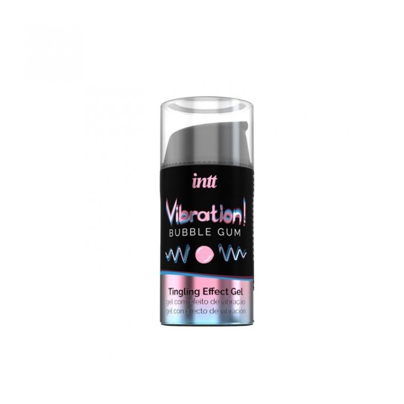 Liquide vibrant Bubble Gum pour elle et lui 15ml INTT