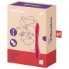 Vibro pour couple Elastic Joy Rouge - Satisfyer 