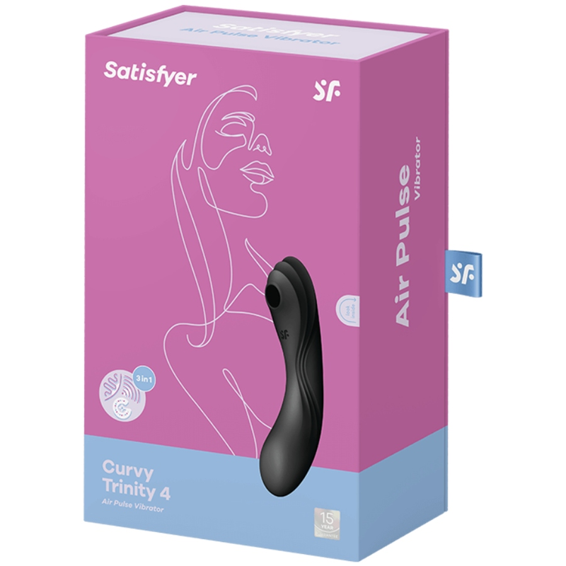 Stimulateur Curvy Trinity 4 Noir - Satisfyer