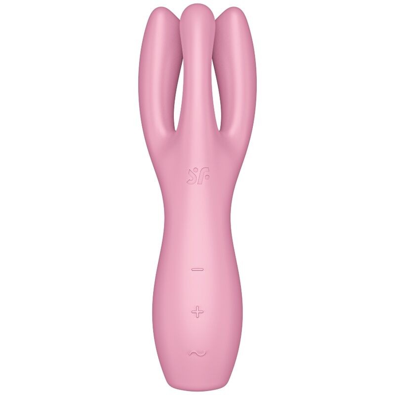 Stimulateur Threesome 3 rose USB - Satisfyer