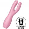 Stimulateur Threesome 3 rose USB - Satisfyer