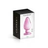 Plug L anal boule large en verre rose N°25 - Glossy Toys