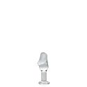 Plug anal avec gland transparent N°24 - Glossy Toys
