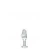 Plug anal avec gland transparent N°24 - Glossy Toys