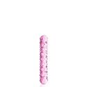 Dildo perlé en verre rose 17cm N°6 - Glossy Toys