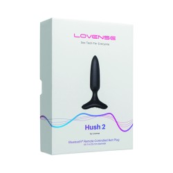 Plug connecté Hush 2 Lovense 2 tailles aux choix