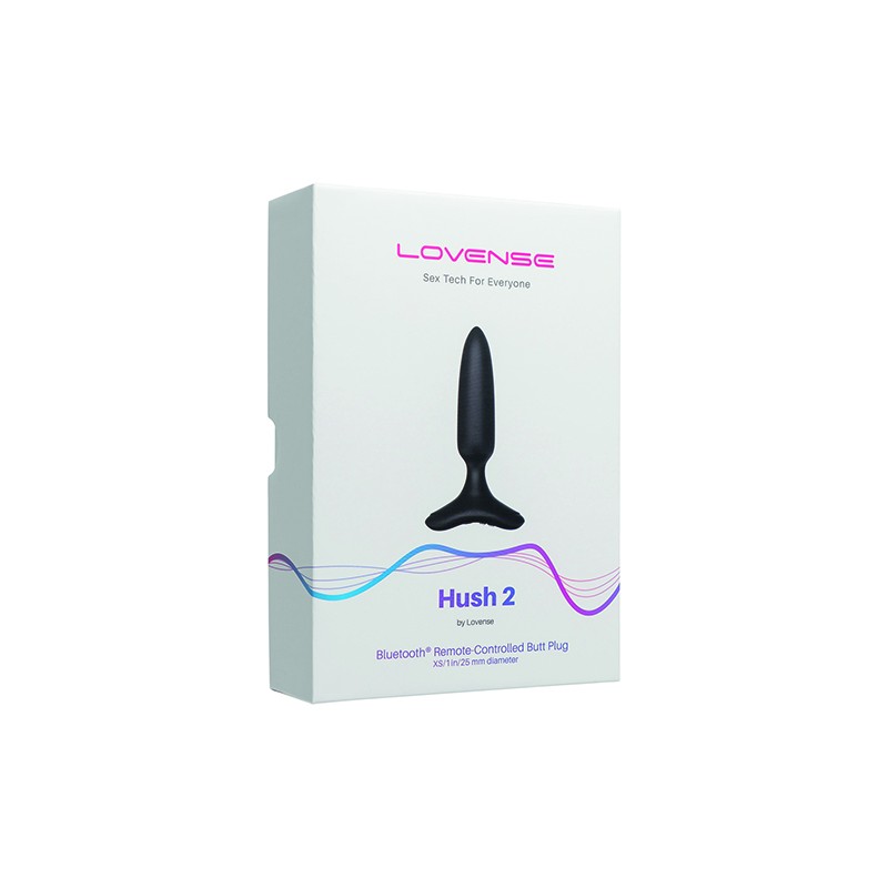Plug connecté Hush 2 Lovense 2 tailles aux choix