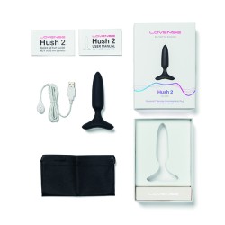 Plug connecté Hush 2 Lovense 2 tailles aux choix