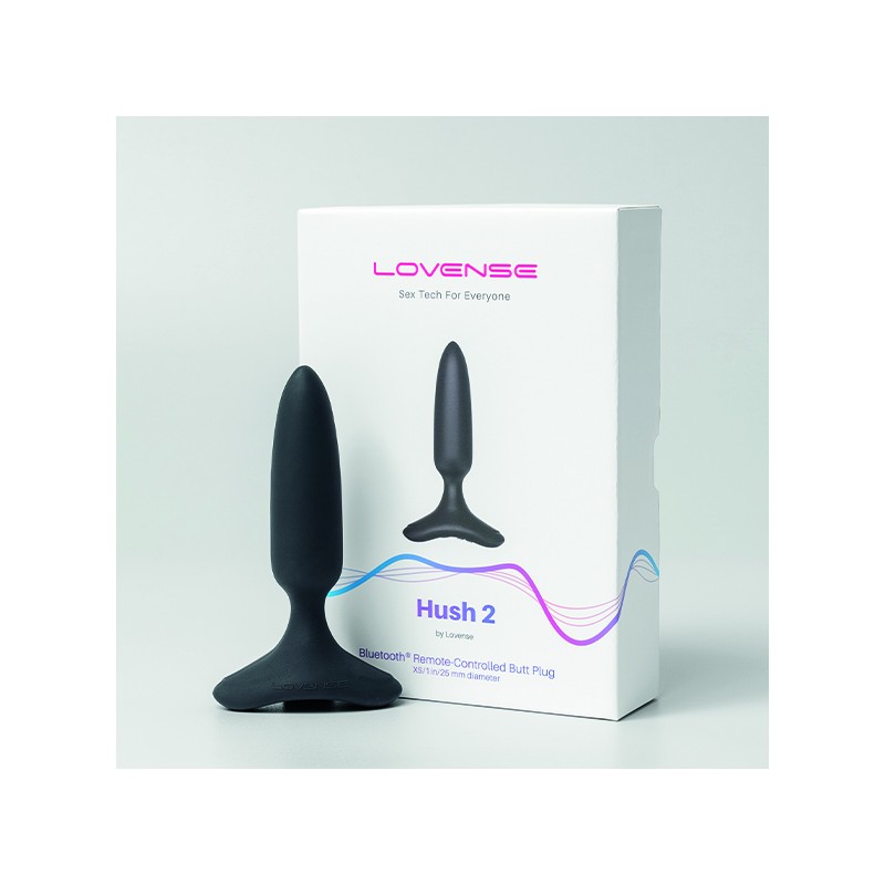 Plug connecté Hush 2 Lovense 2 tailles aux choix