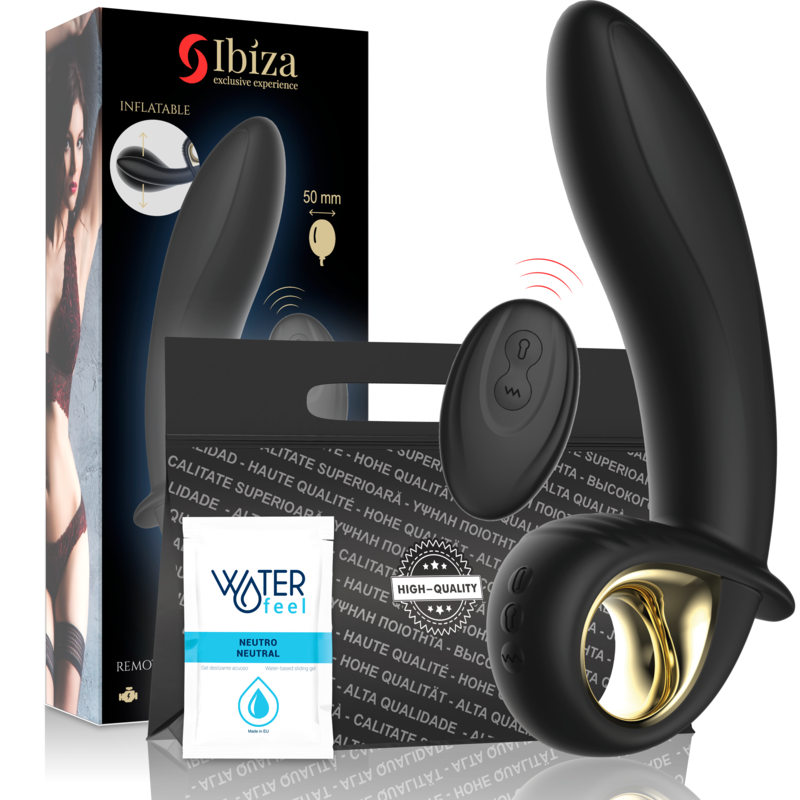 Vibromasseur gonflable télécommande - Ibiza