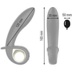 Vibromasseur gonflable télécommande - Ibiza