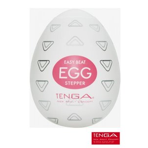 Masturbateur Tenga Egg Stepper - Nervures arrondies haut/bas