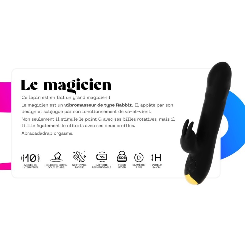 Le magicien Vibromasseur Rabbit - L'insatiable Jacquie & Michel