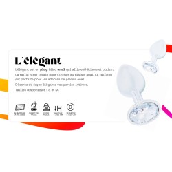 L'élégant Plug bijou anal  - L'insatiable Jacquie & Michel