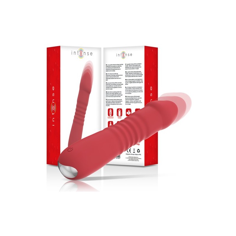 INTENSE - JUNI UP & DOWN 10 VIBRATIONS ROUGE