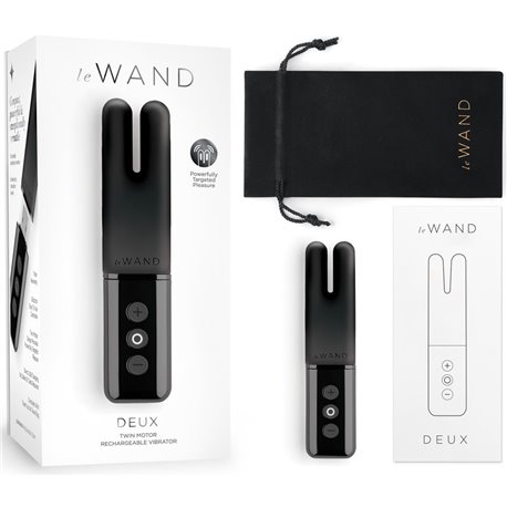 Stimulateur Clitoridien USB Le Wand Deux Noir