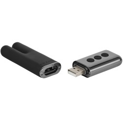 Stimulateur Clitoridien USB Le Wand Deux Noir