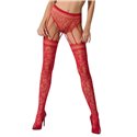 Collant Rouge Sexy S003 - TU