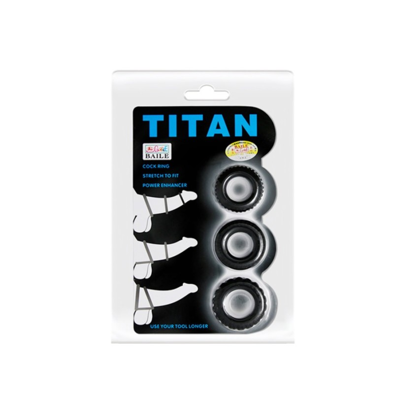 Titan 3 anneaux en silicone