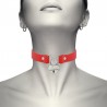 COQUETTE CHIC DESIRE - COLLIER EN CUIR VEGAN AVEC ACCESSOIRE COEUR AVEC CLÉ