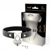 COQUETTE CHIC DESIRE - COLLIER EN CUIR VEGAN AVEC ACCESSOIRE COEUR AVEC CLÉ