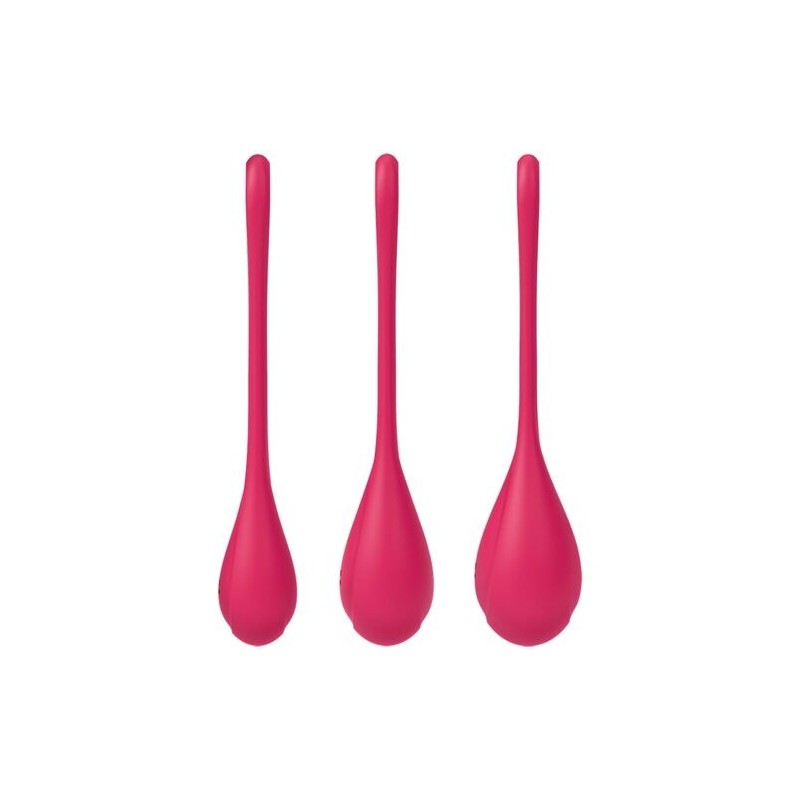SATISFYER - ENSEMBLE ENTRAÎNEMENT YONI POWER 1 ROUGE