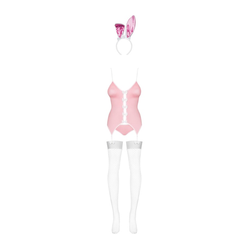 COSTUME DE LAPIN 4-PCS ROSE