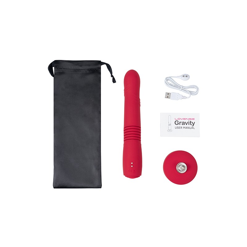Lovense - Gravity Dildo va et vient avec vibration
