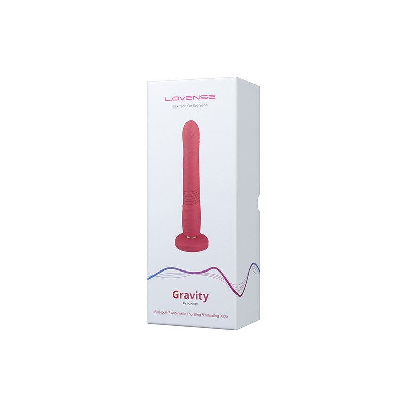 Lovense - Gravity Dildo va et vient avec vibration