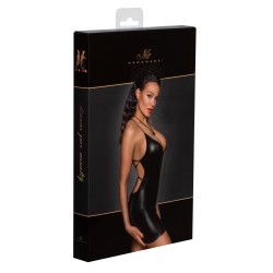 Mini-robe extra courte et moulante noire