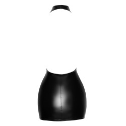 Robe extra-courte avec un haut dos nu style cache-cœur