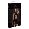 Robe extra-courte avec un haut dos nu style cache-cœur