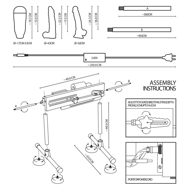 Double-sided Fucking Machine