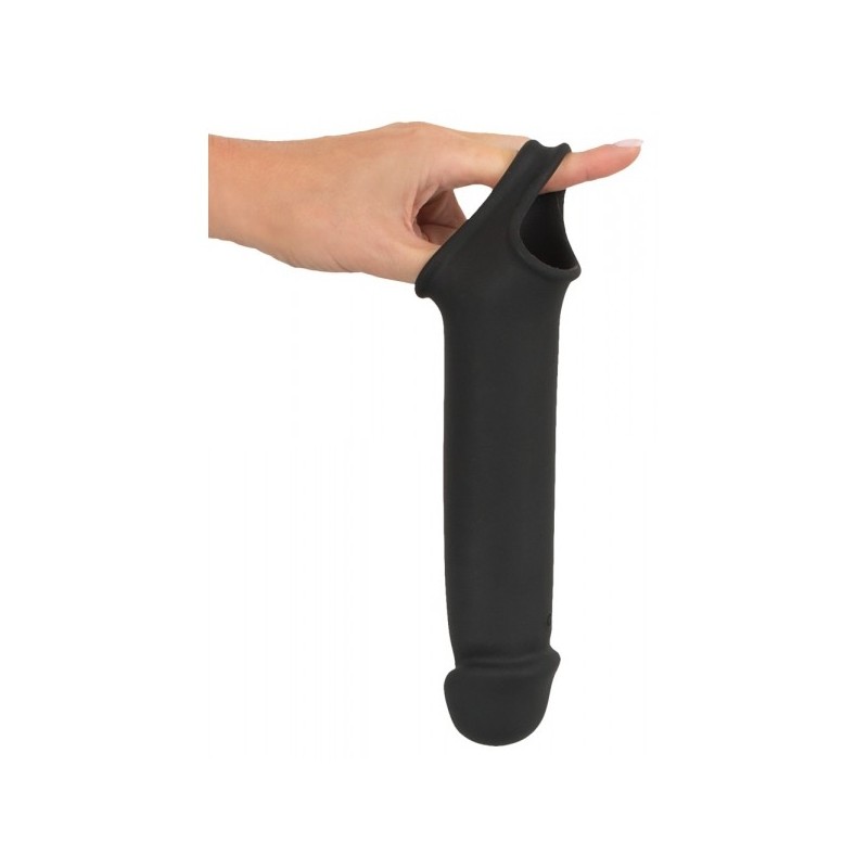 Gaine de pénis vibrante Extension Rebel 19 x 4.5cm