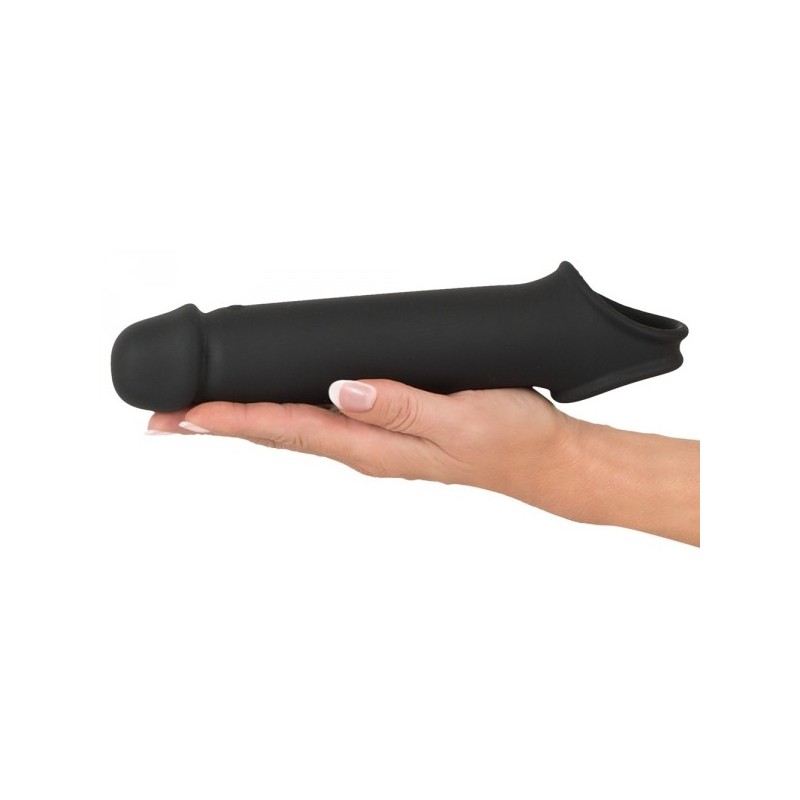 Gaine de pénis vibrante Extension Rebel 19 x 4.5cm