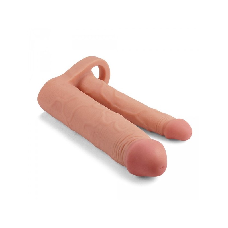 Gaine de pénis Double Penis 18 x 4 cm
