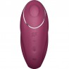SATISFYER - TAP & CLIMAX 1 VIBRATEUR LAY-ON ROUGE