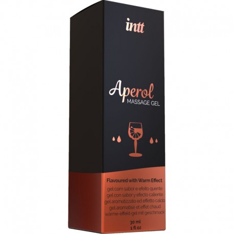 INTT MASSAGE & ORAL SEX - GEL DE MASSAGE SAVEUR COTTON BABE À PAPA ET EFFET CHAUFFANT