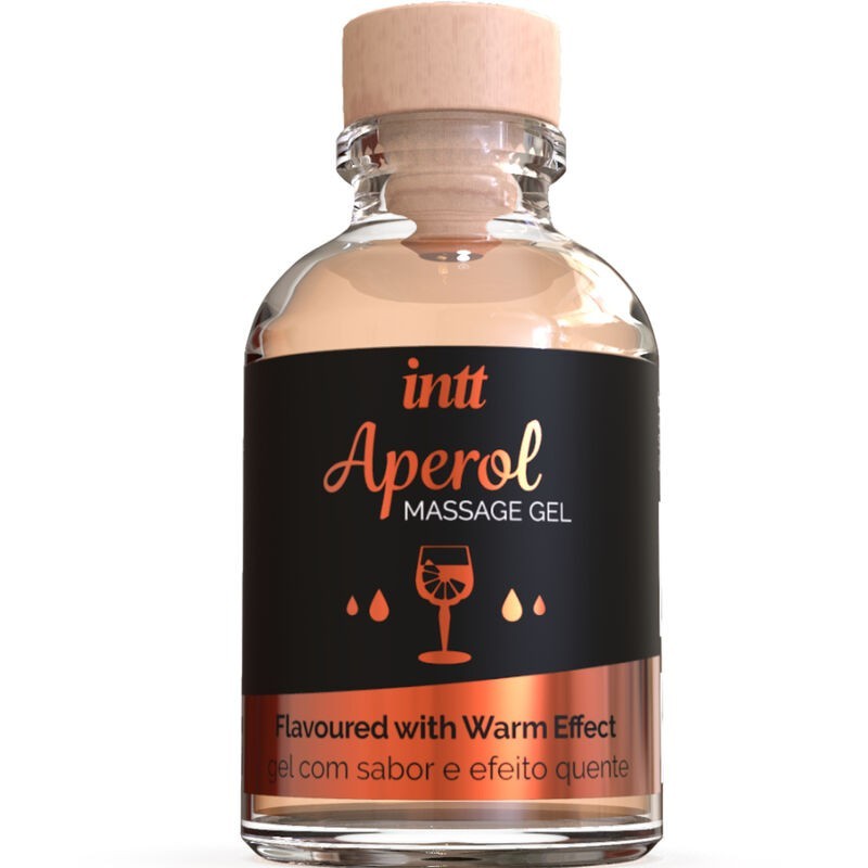 INTT MASSAGE & ORAL SEX - GEL DE MASSAGE SAVEUR COTTON BABE À PAPA ET EFFET CHAUFFANT