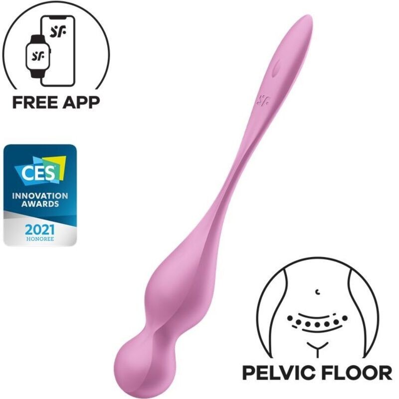 BOULES VIBRANTES DE KEGEL LOVE BIRDS ROSE- SATISFYER -