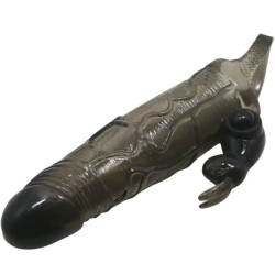 GAINE -BRAVE MAN AVEC LAPIN NOIR 16.5 CM -BAILE -