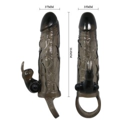 GAINE -BRAVE MAN AVEC LAPIN NOIR 16.5 CM -BAILE -
