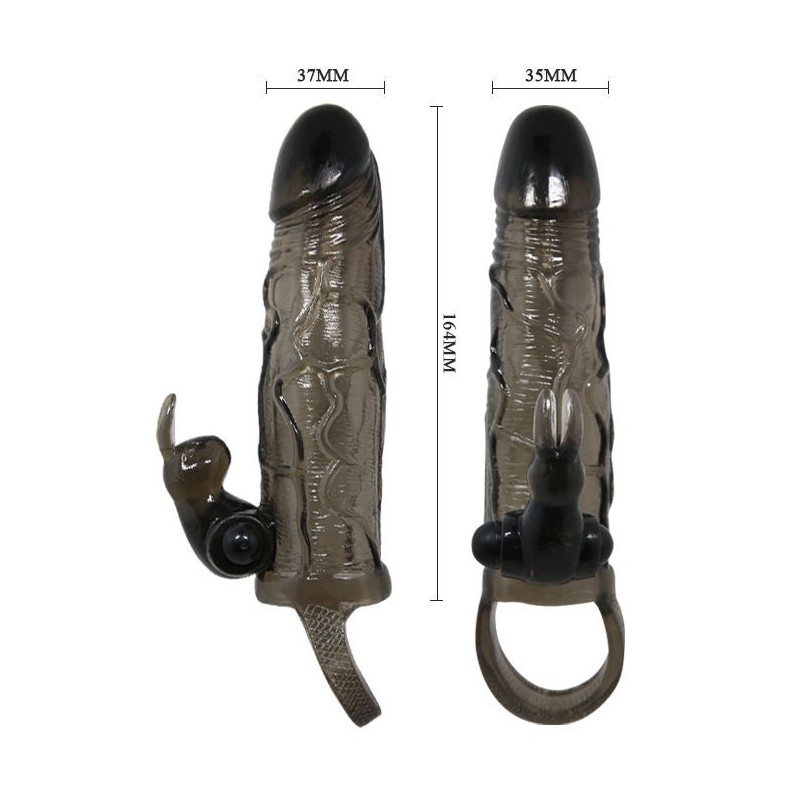 GAINE -BRAVE MAN AVEC LAPIN NOIR 16.5 CM -BAILE -