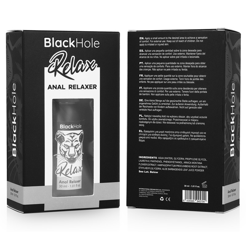 SPRAY RELAXANT ANAL EXPLORER 30 ML - BLACK HOLE -