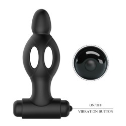 PLUG ANAL EN SILICONE AVEC VIBRATION -MR PLAY -