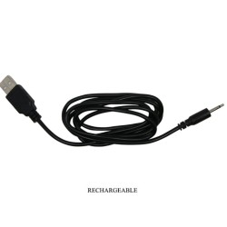 PLUG ANAL VIBRATEUR NOIR RECHARGEABLE -MR PLAY -