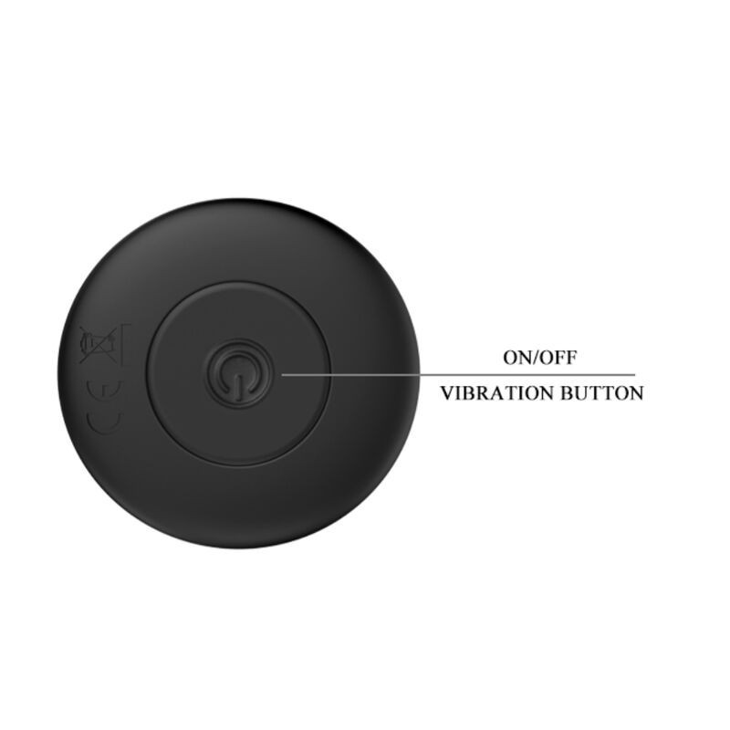 PLUG ANAL VIBRATEUR NOIR RECHARGEABLE -MR PLAY -