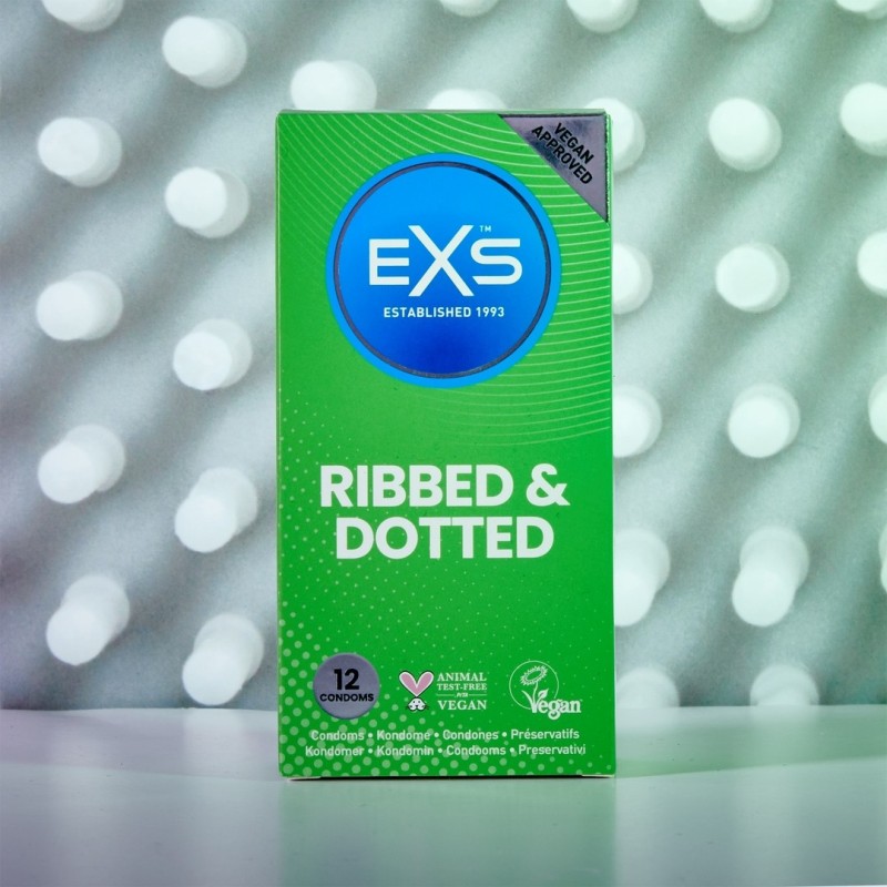Préservatifs texturés Ribbed & Dotted x12