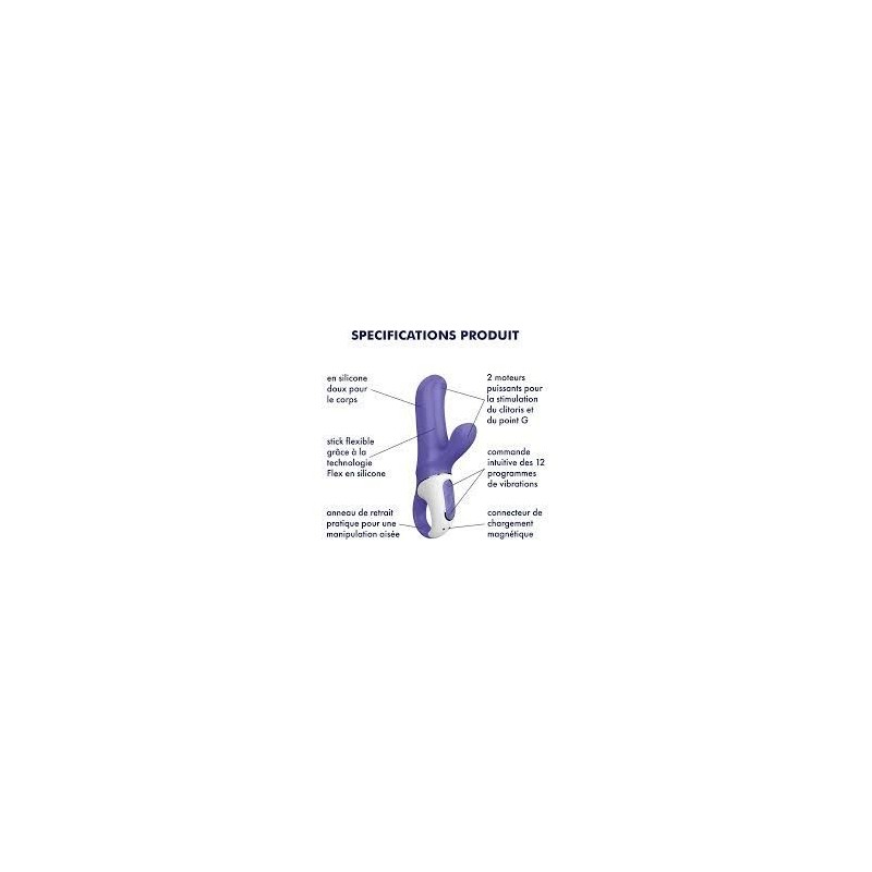 Magic Bunny Vibromasseur Rechargeable Satisfyer 